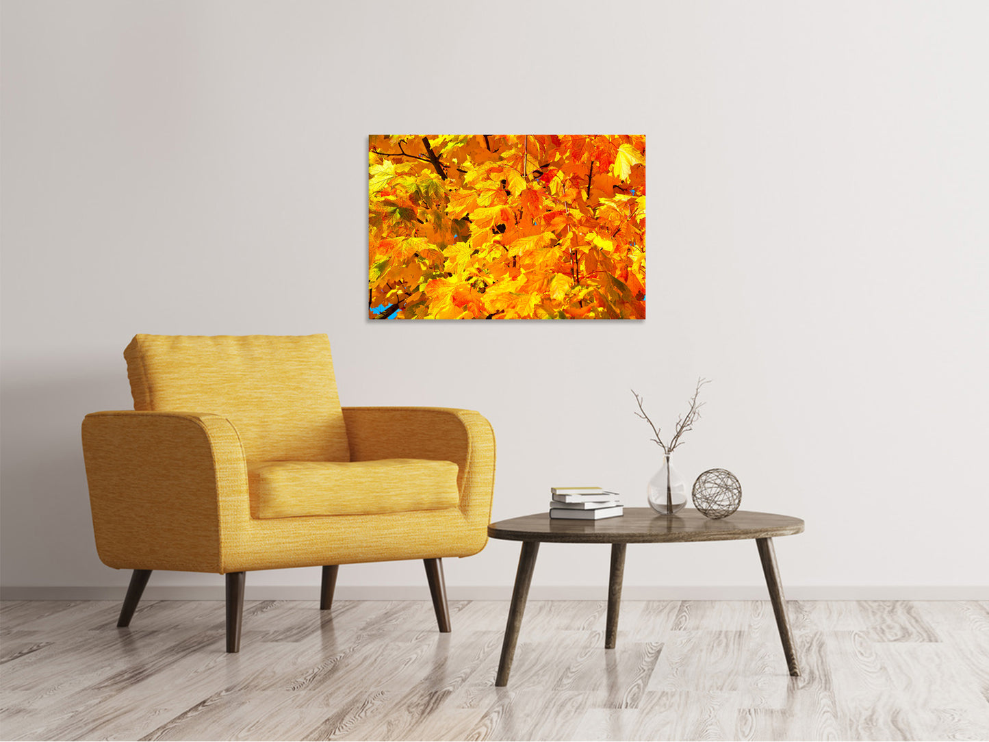 Leinwandbild Herbst Blätter