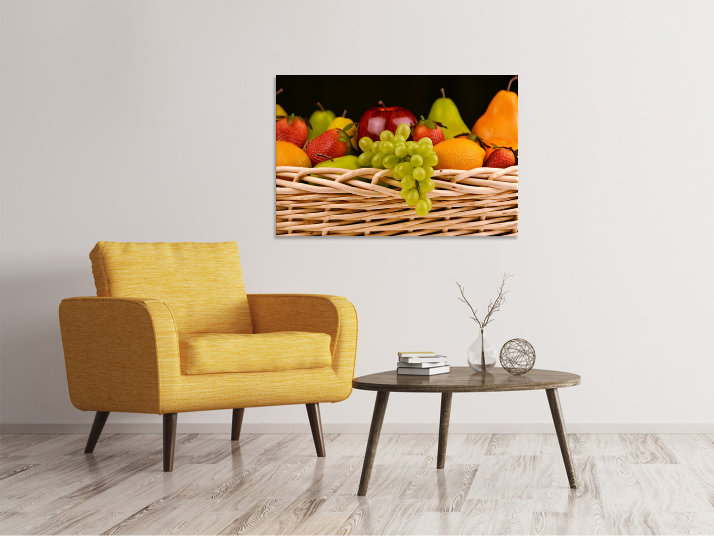 Leinwandbild XL Obstkorb