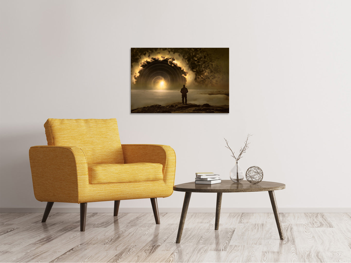 Leinwandbild Mystische Stimmung in der Einsamkeit
