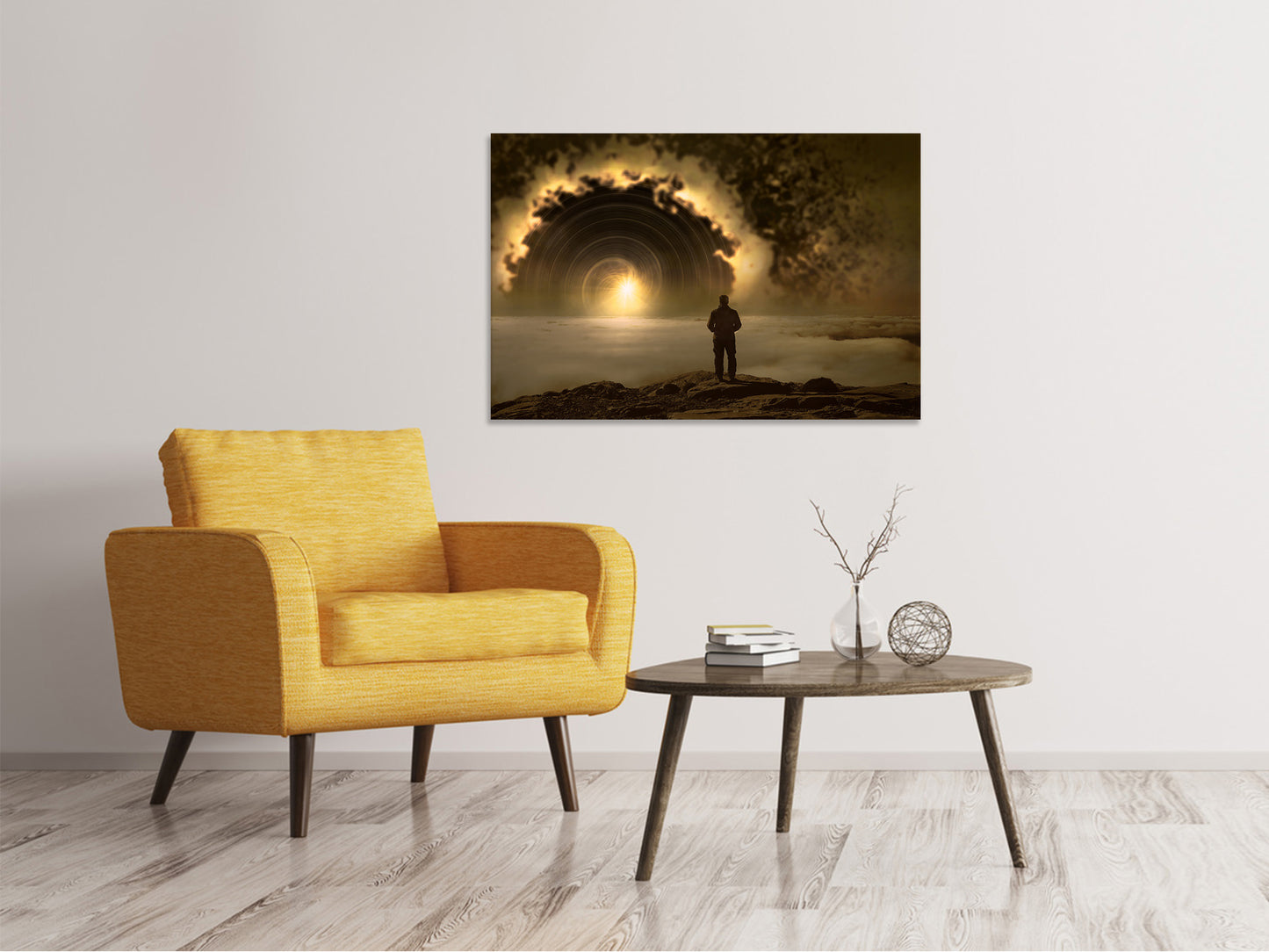 Leinwandbild Mystische Stimmung in der Einsamkeit