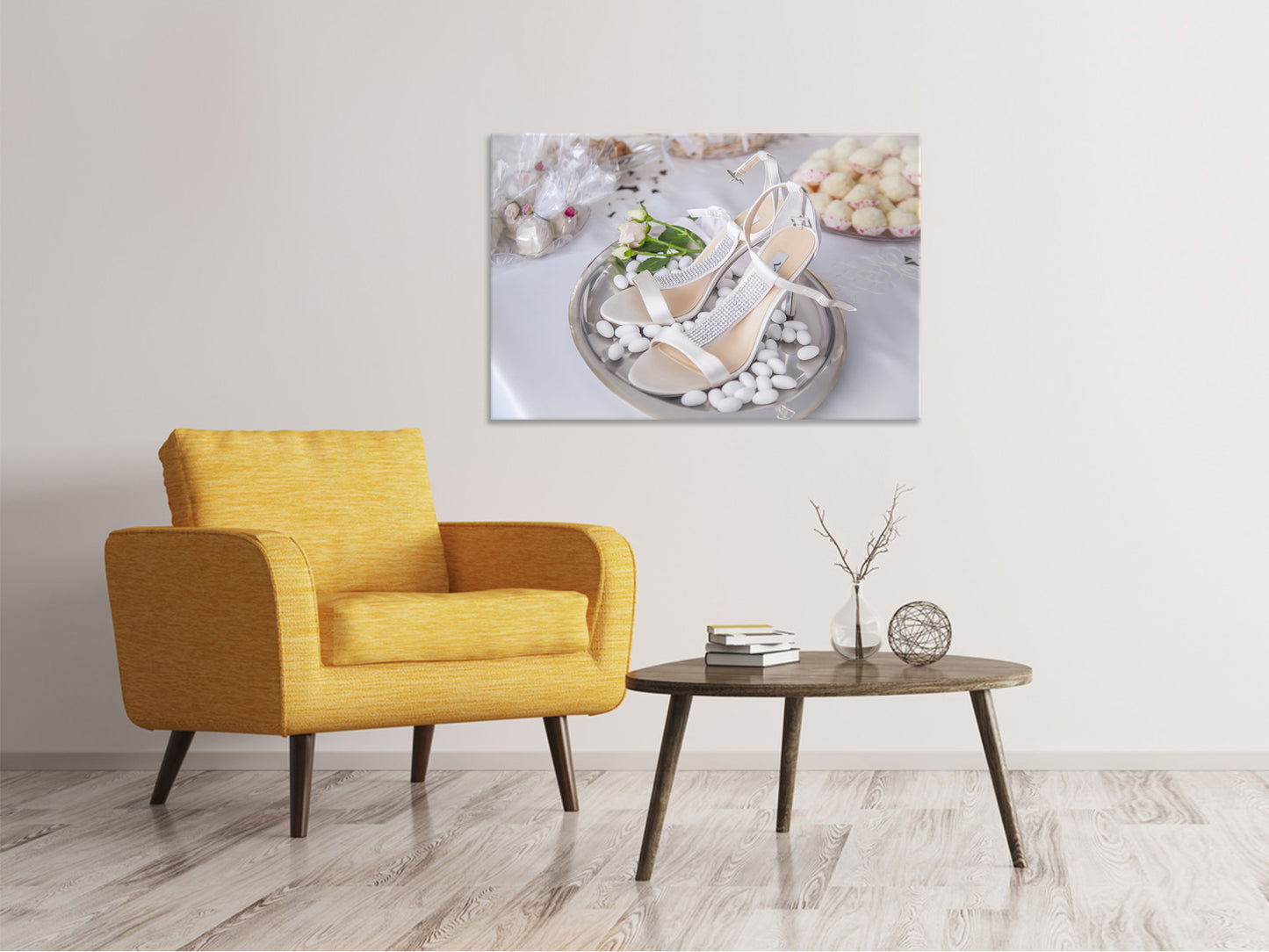 Leinwandbild Mandeln zur Hochzeit