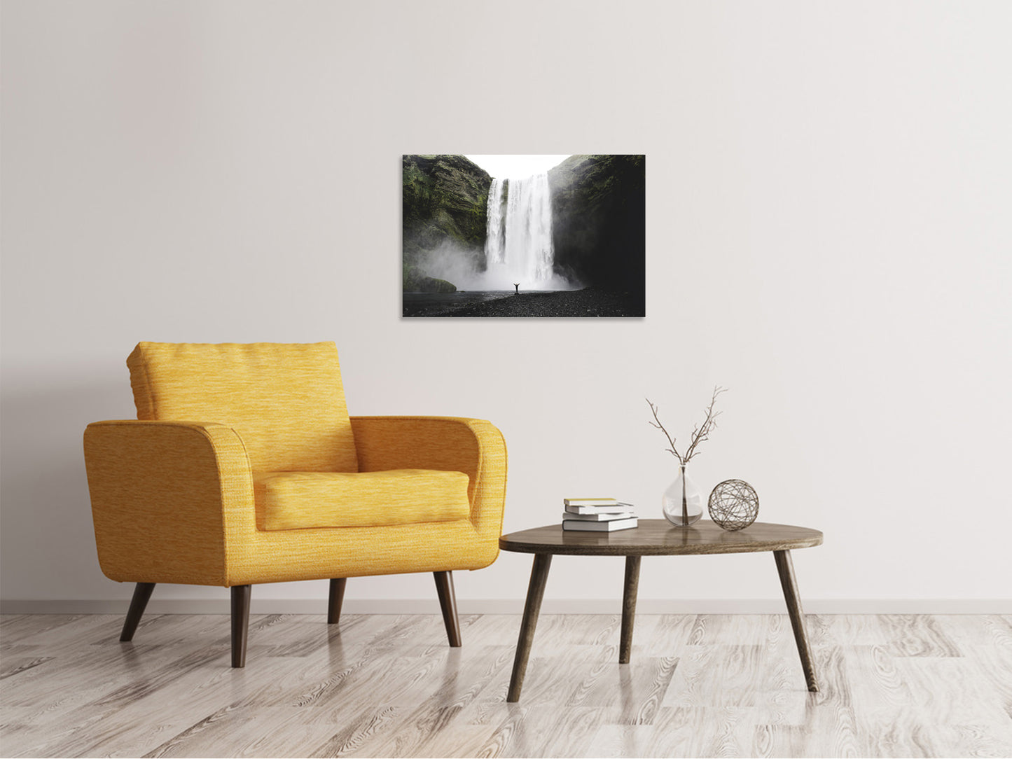 Leinwandbild Spektakulärer Wasserfall