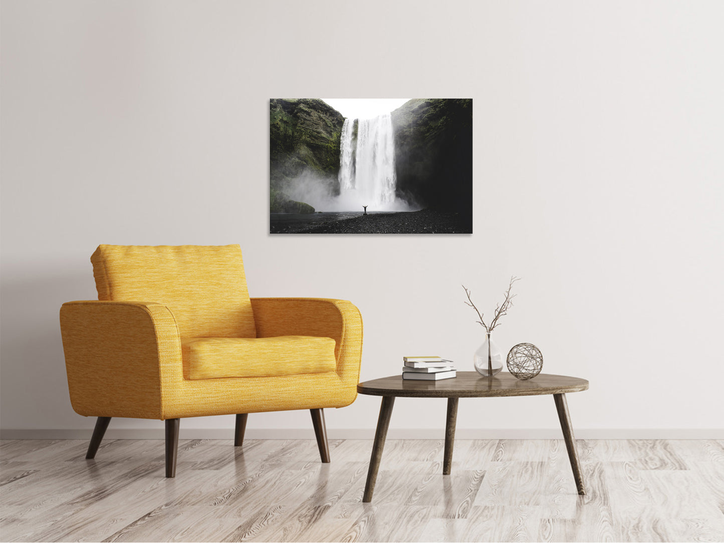 Leinwandbild Spektakulärer Wasserfall