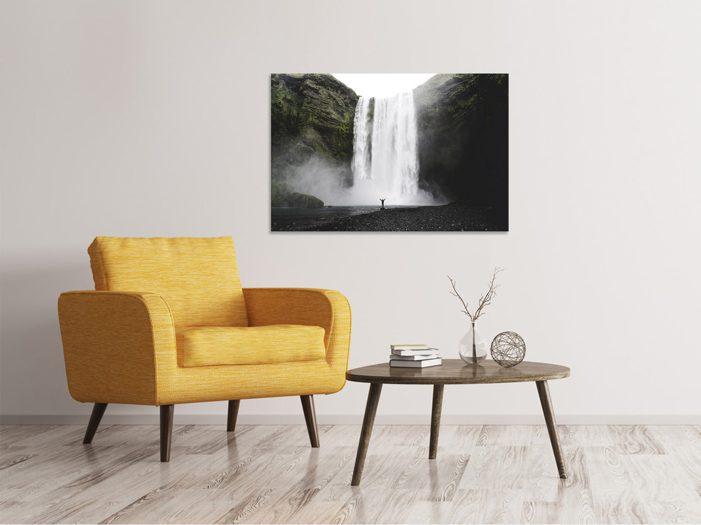 Leinwandbild Spektakulärer Wasserfall
