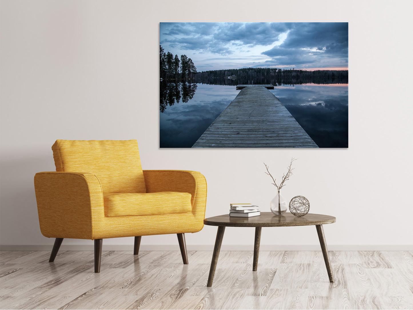 Leinwandbild Zum anderen Ufer