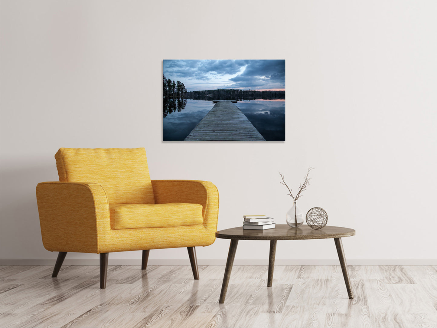 Leinwandbild Zum anderen Ufer