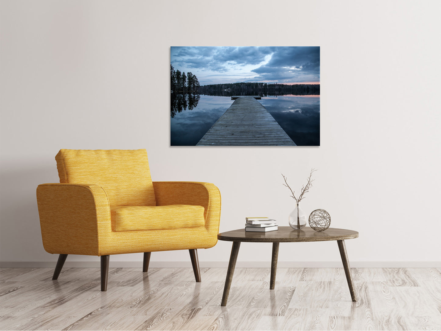 Leinwandbild Zum anderen Ufer