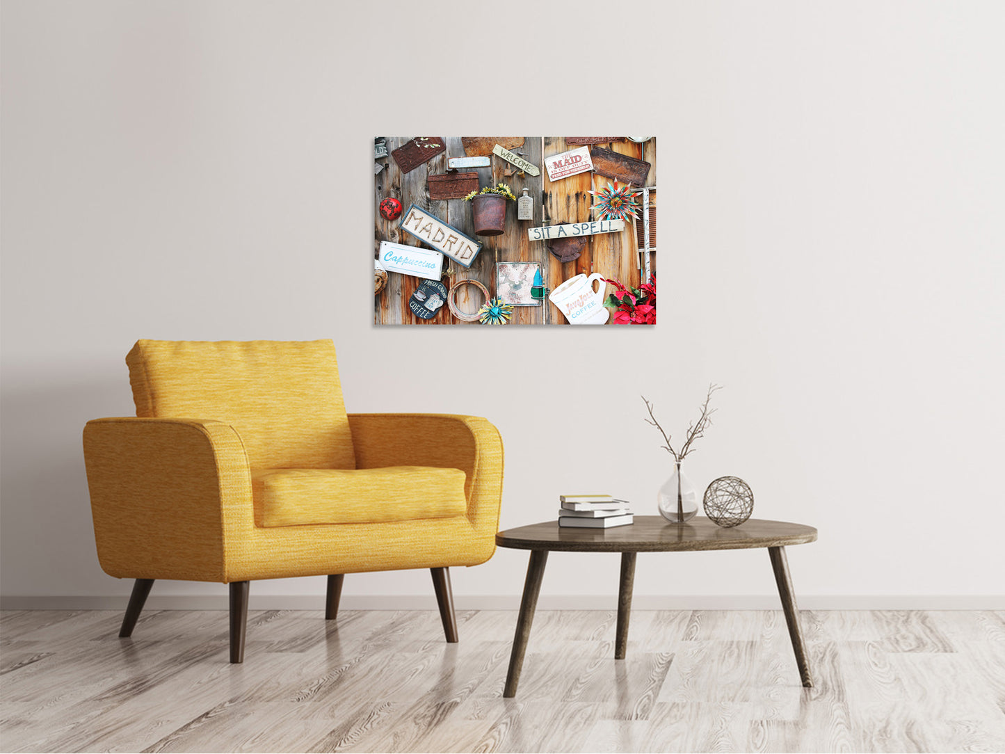 Leinwandbild Kreativer Coffee shop