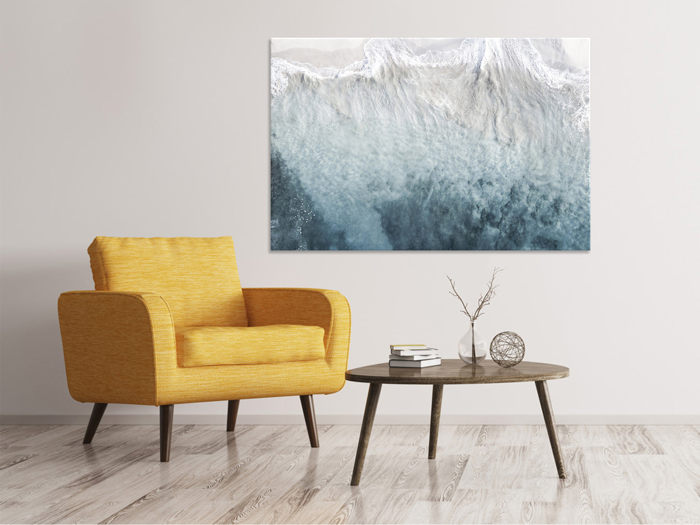 Leinwandbild Eis Kunst