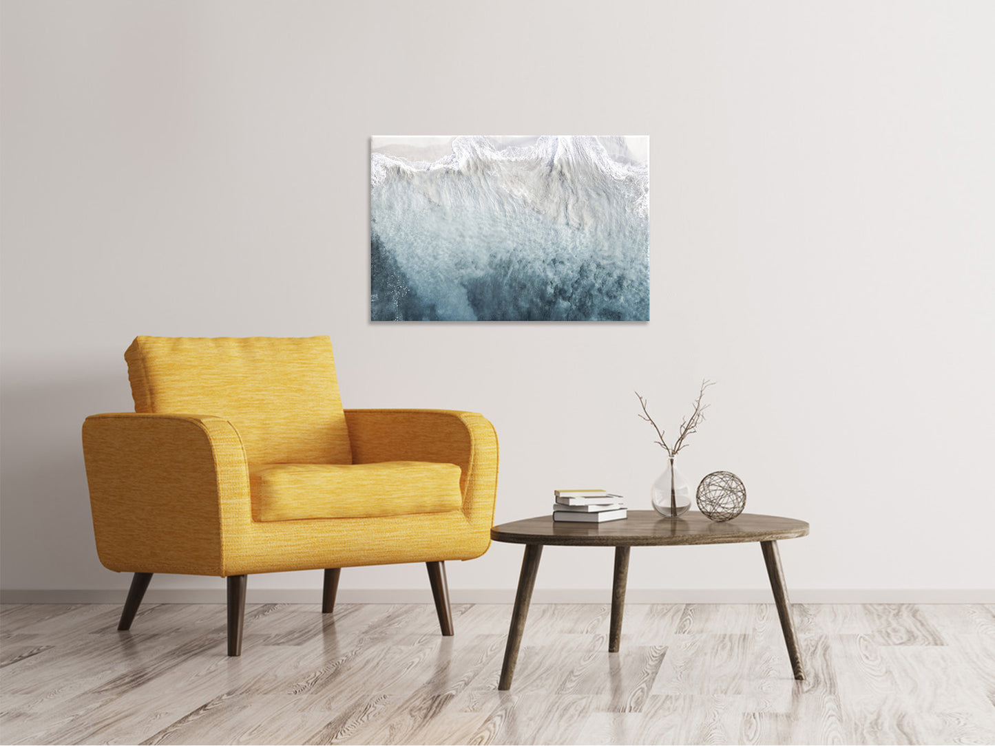 Leinwandbild Eis Kunst