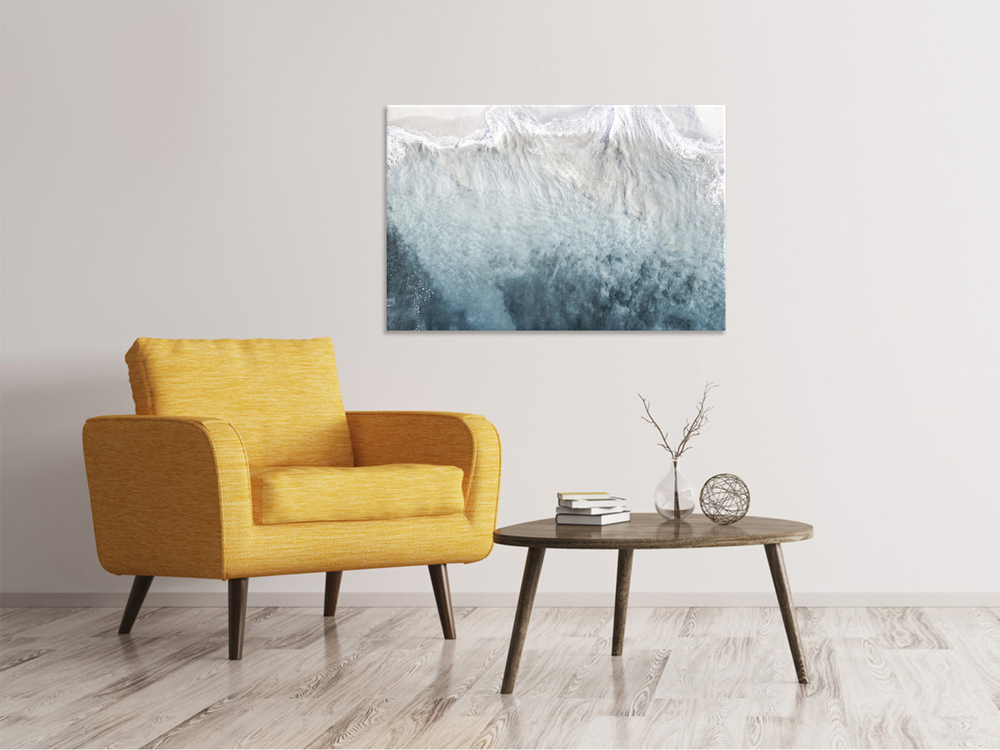 Leinwandbild Eis Kunst