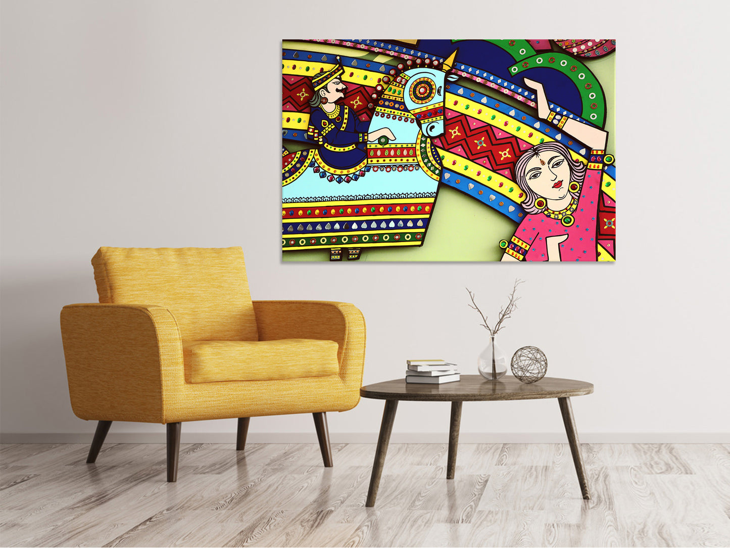 Leinwandbild Indische Kunst