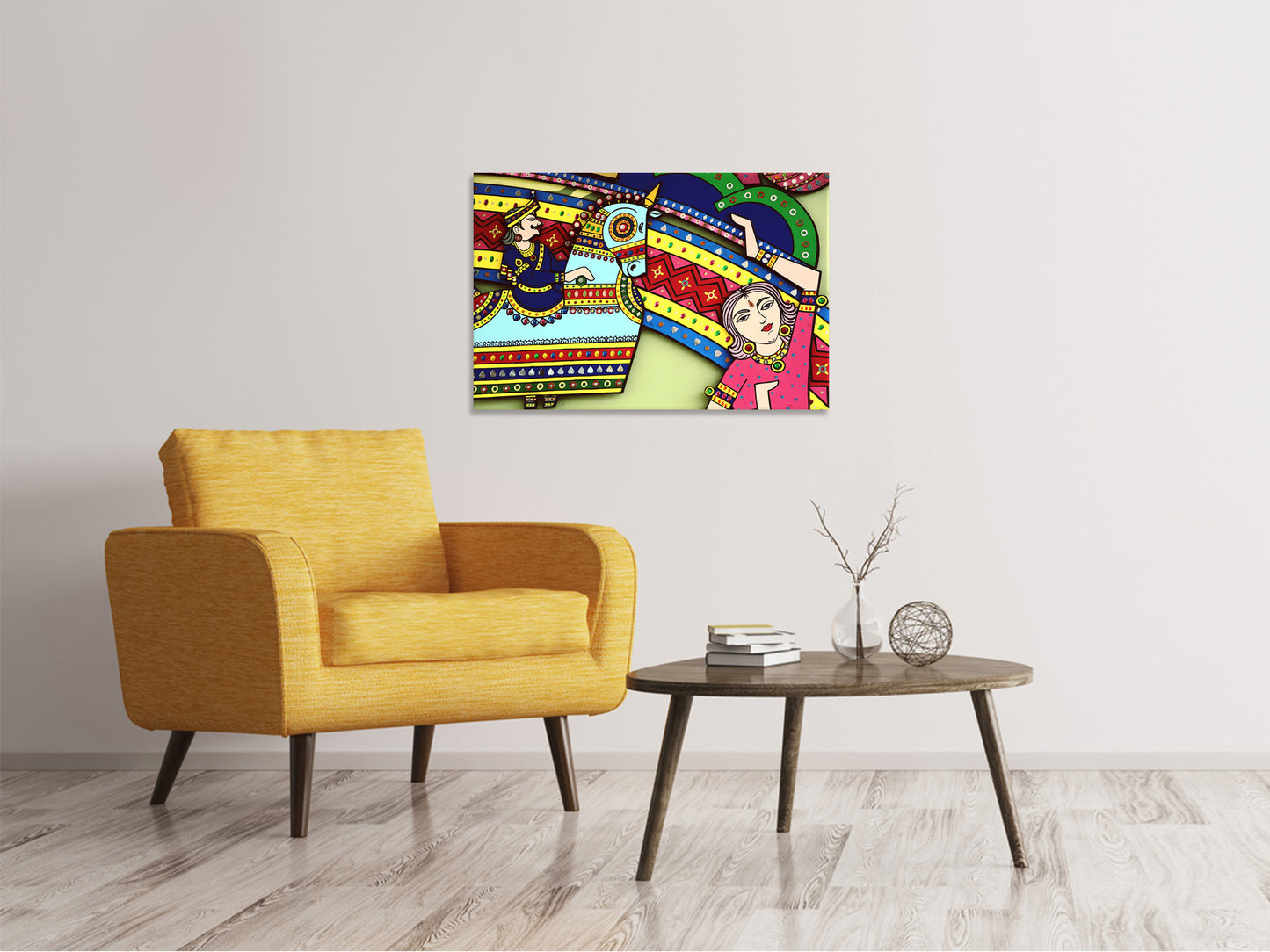 Leinwandbild Indische Kunst