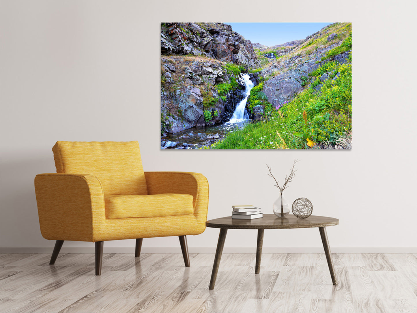 Leinwandbild Bergfluss