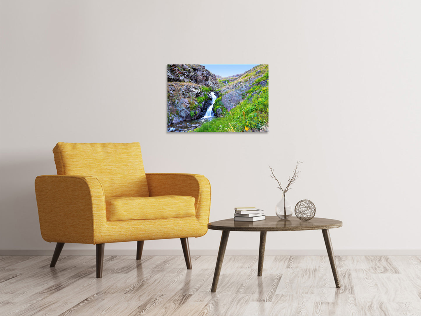Leinwandbild Bergfluss