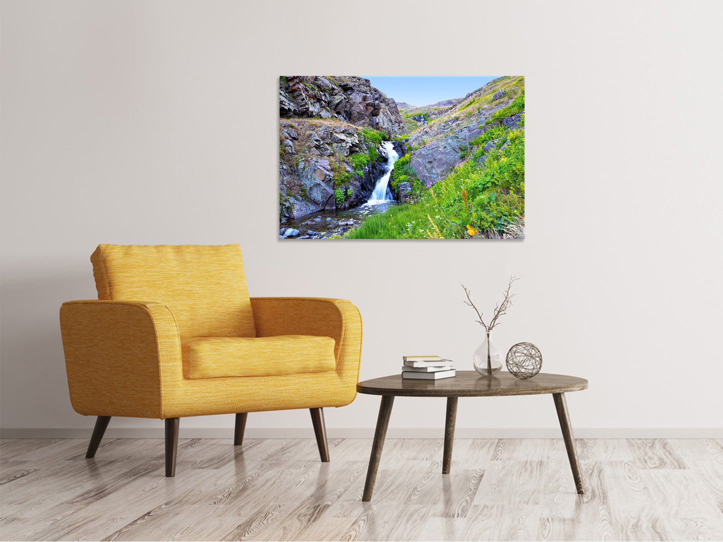 Leinwandbild Bergfluss