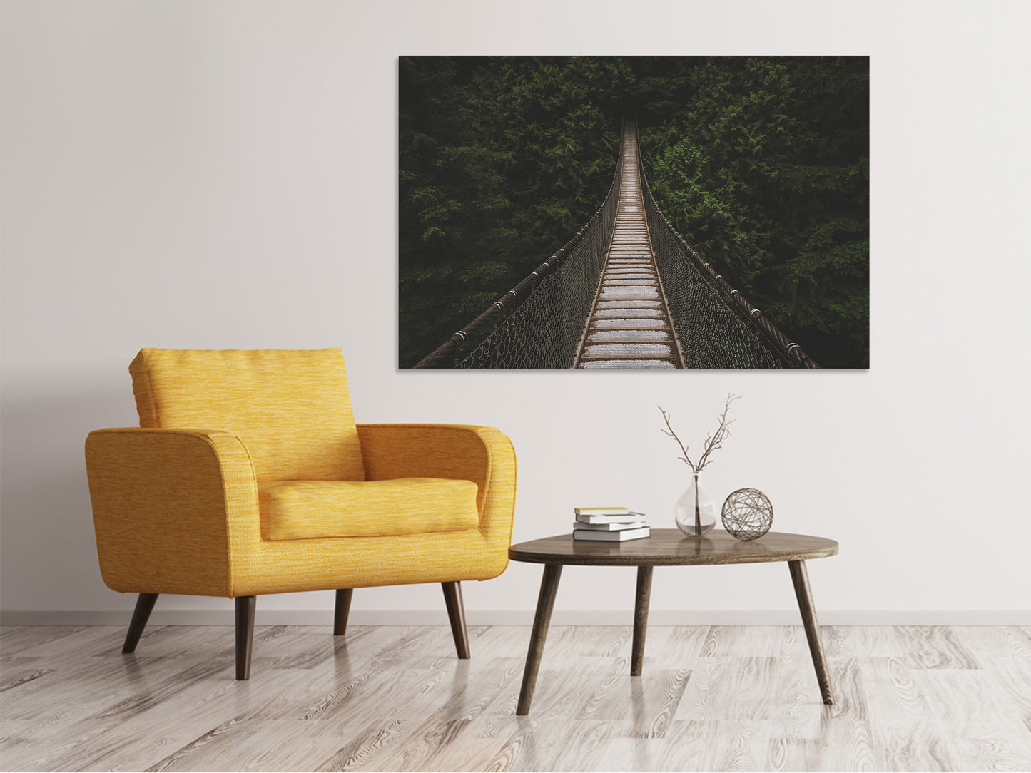 Leinwandbild Spannende Brücke