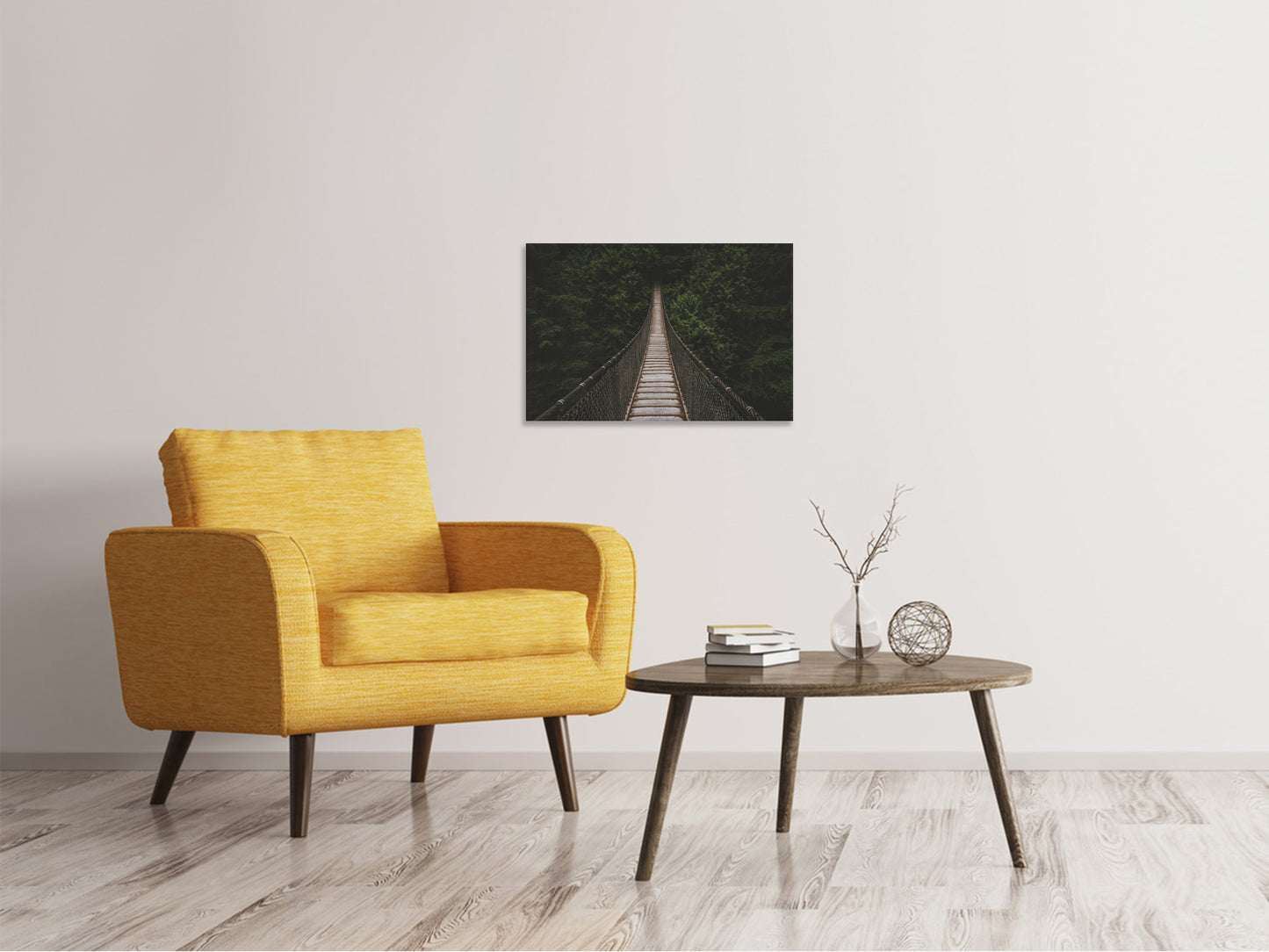 Leinwandbild Spannende Brücke