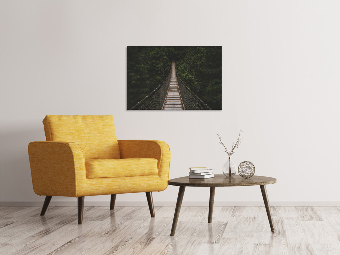 Leinwandbild Spannende Brücke