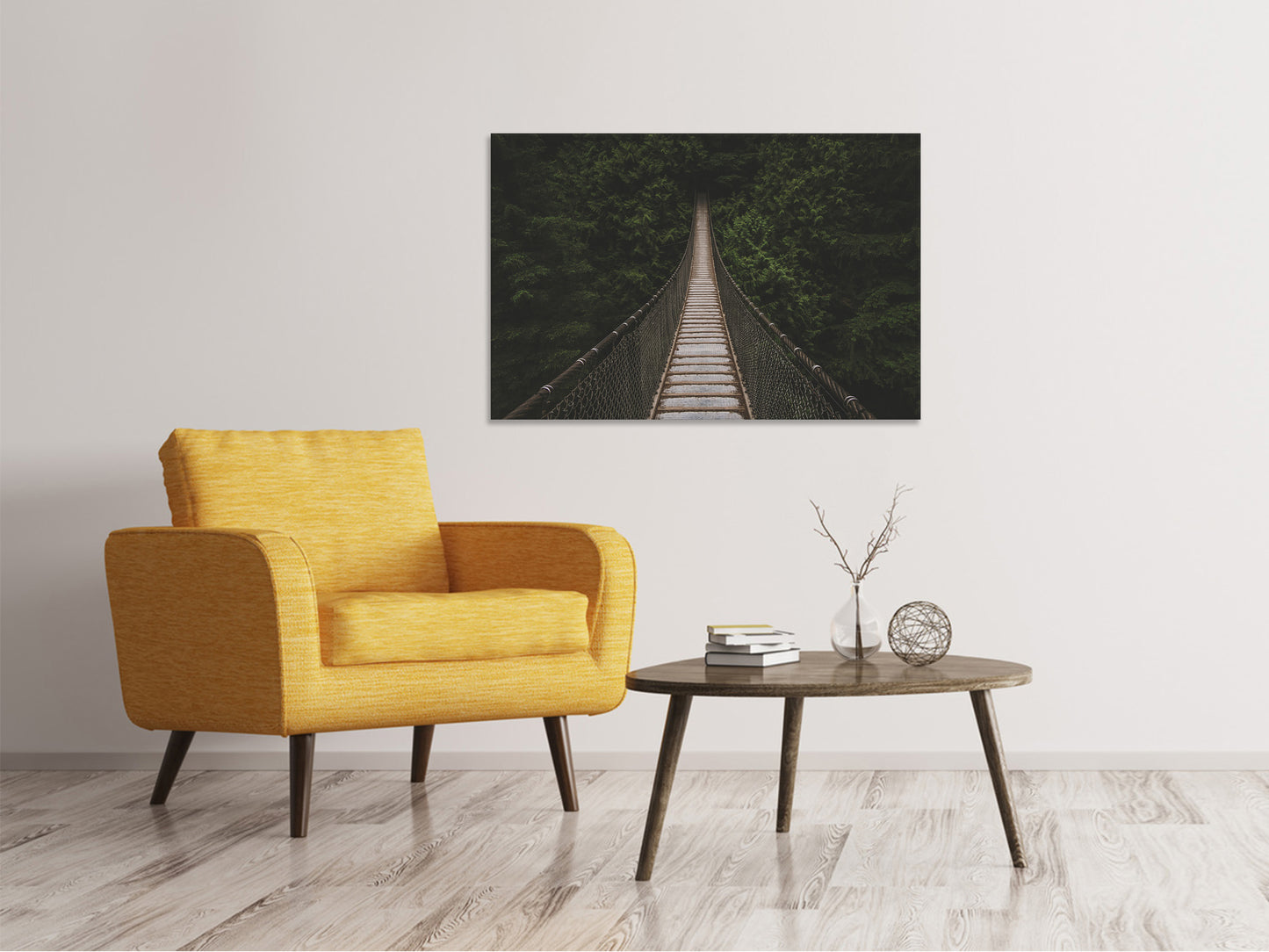 Leinwandbild Spannende Brücke