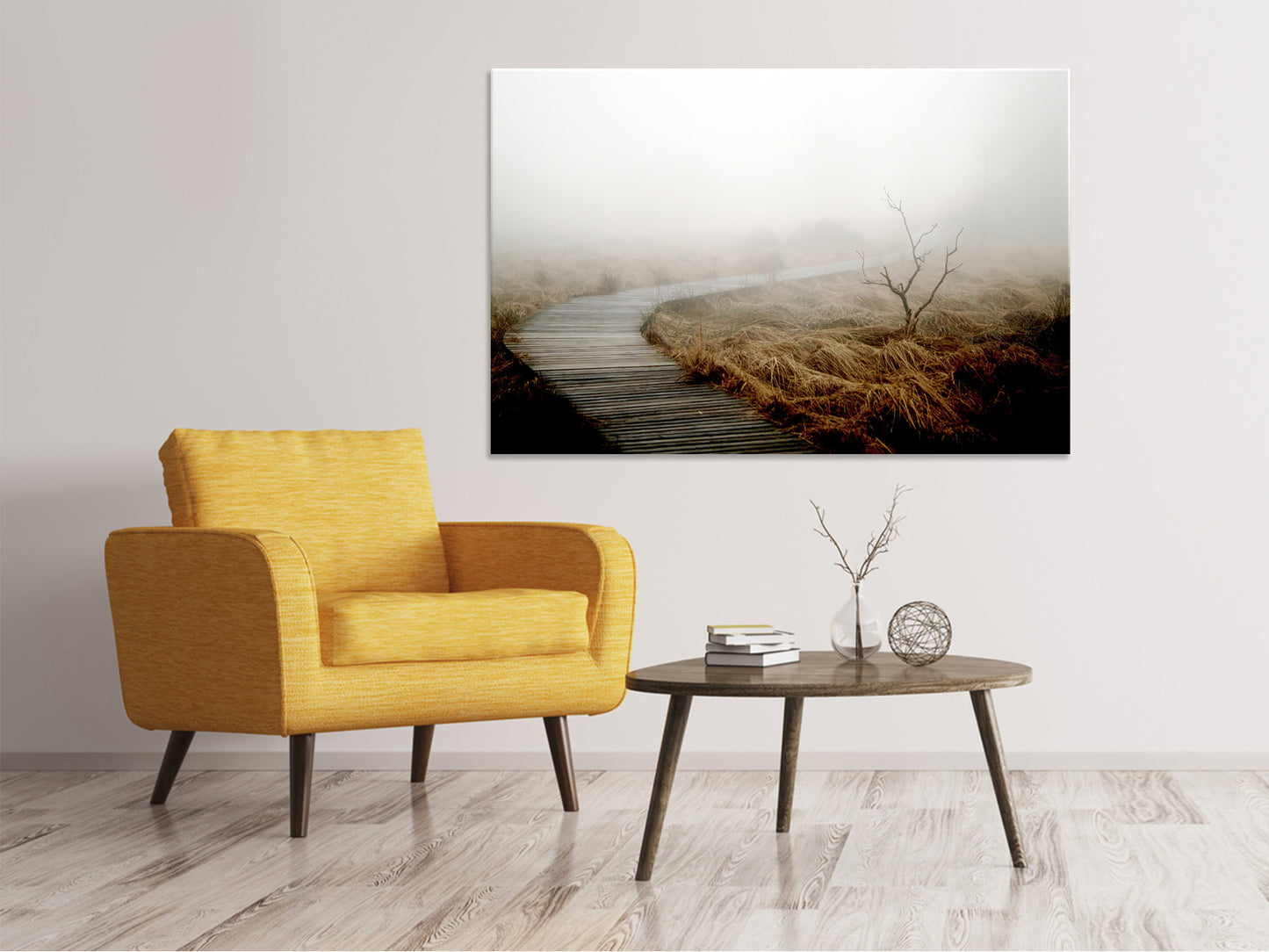 Leinwandbild Dichter Nebel