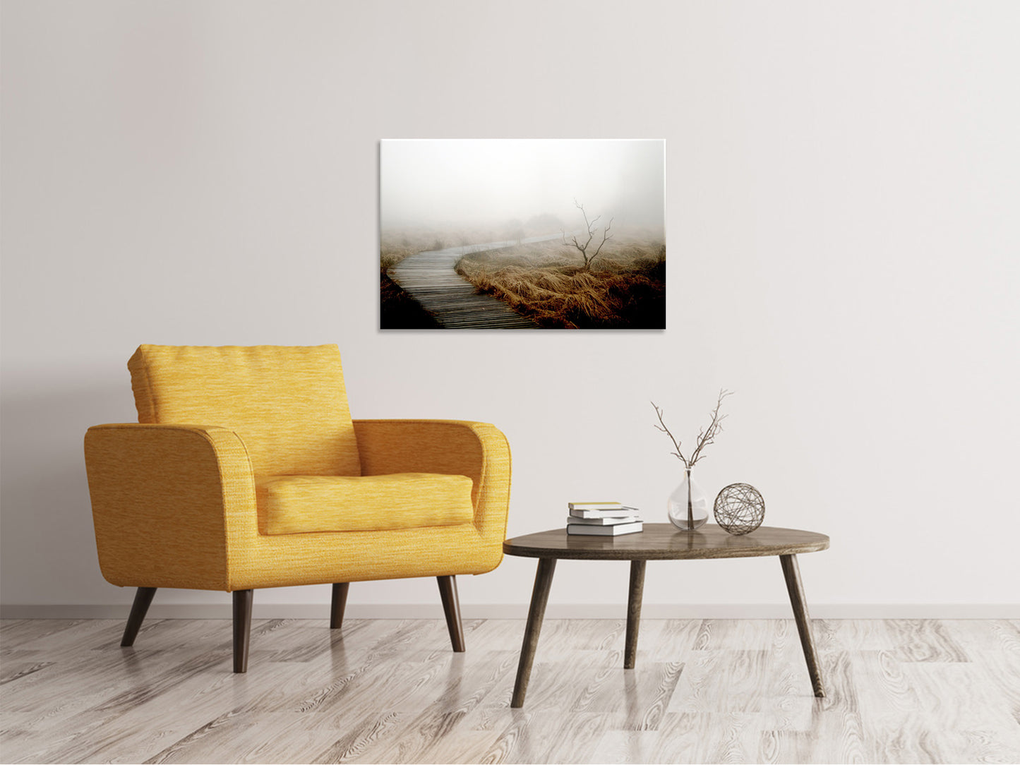 Leinwandbild Dichter Nebel