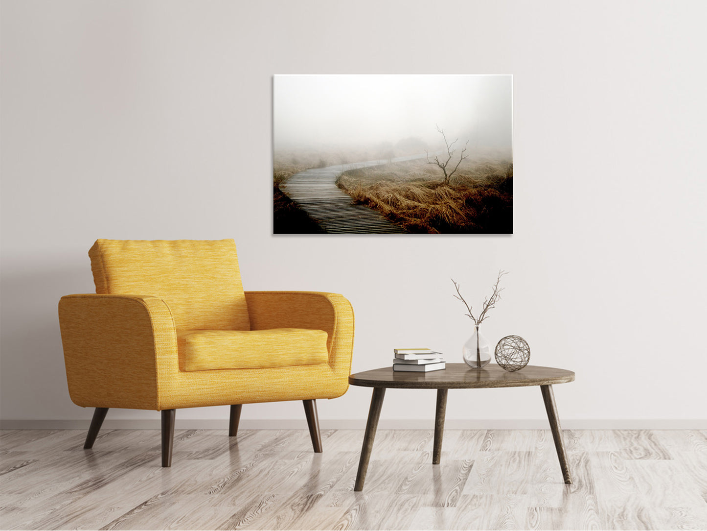 Leinwandbild Dichter Nebel