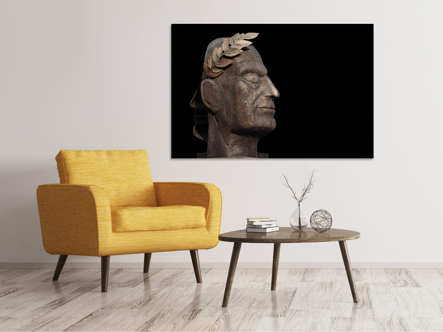 Leinwandbild Antike Skulptur