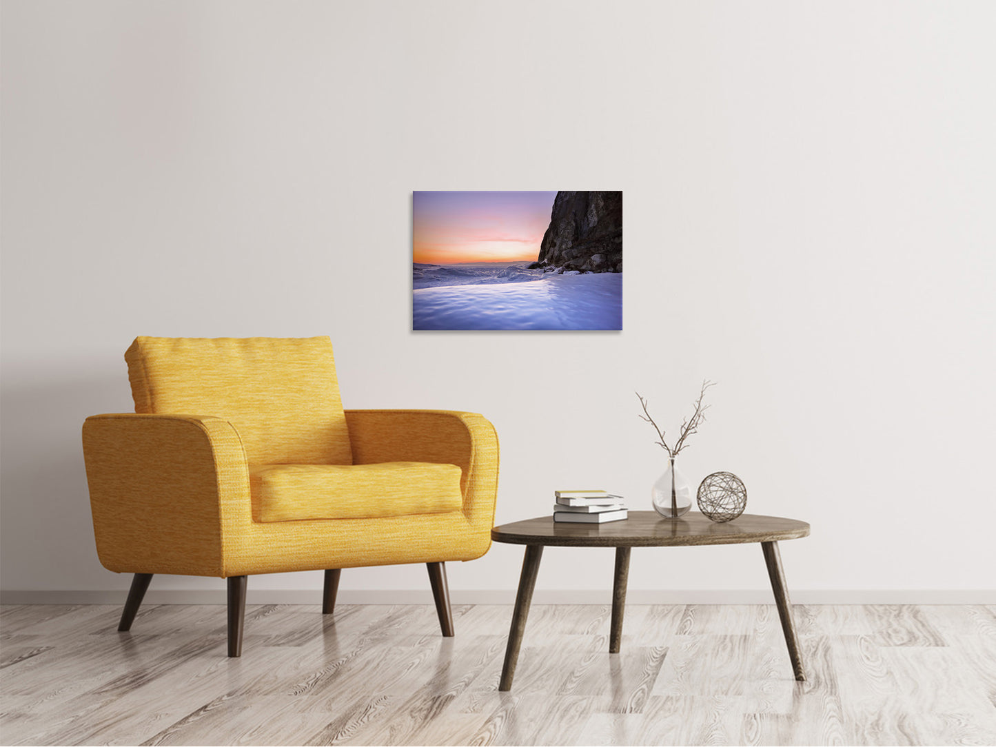 Leinwandbild Im Eis