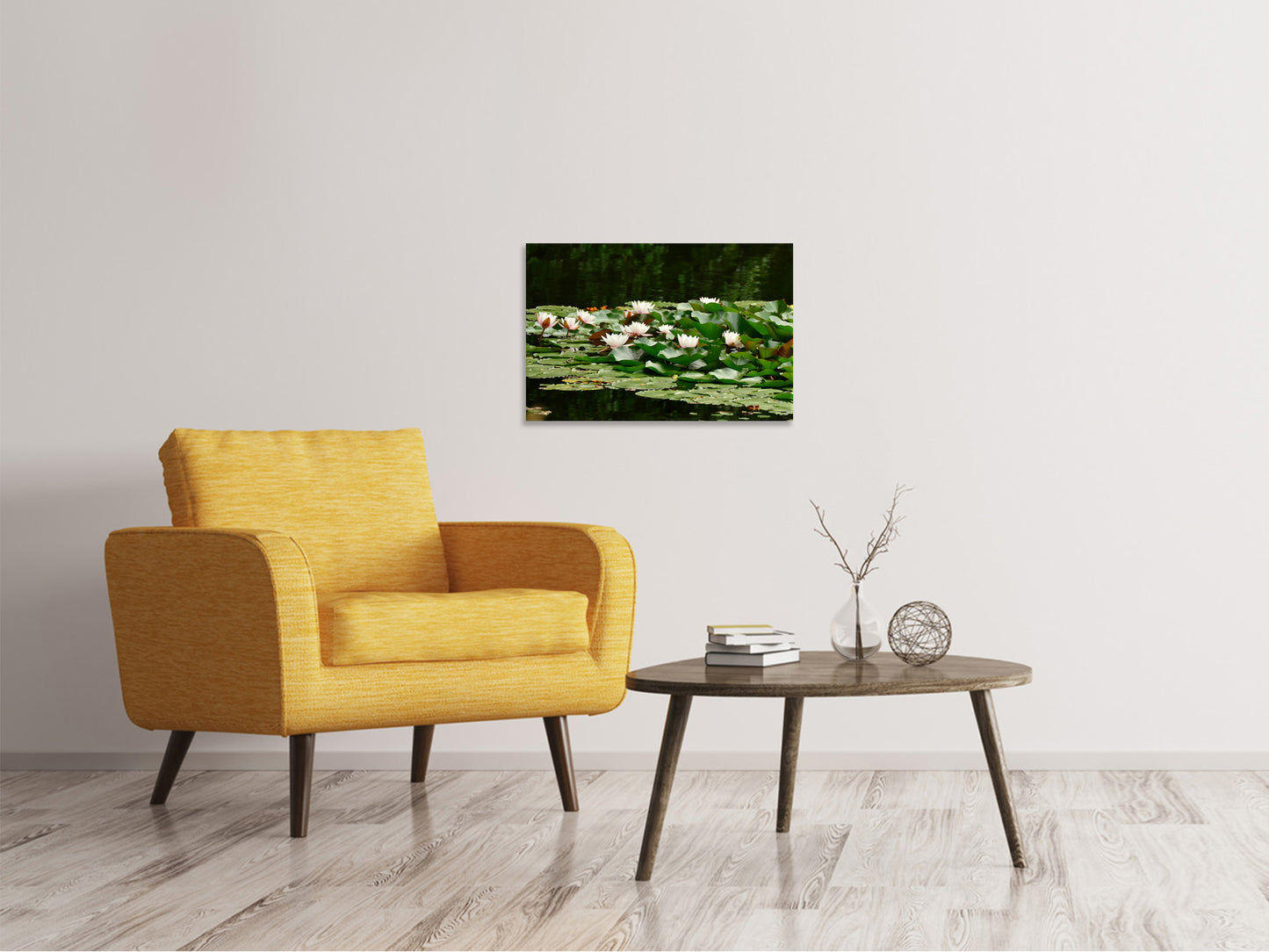Leinwandbild Ein Feld voller Seerosen