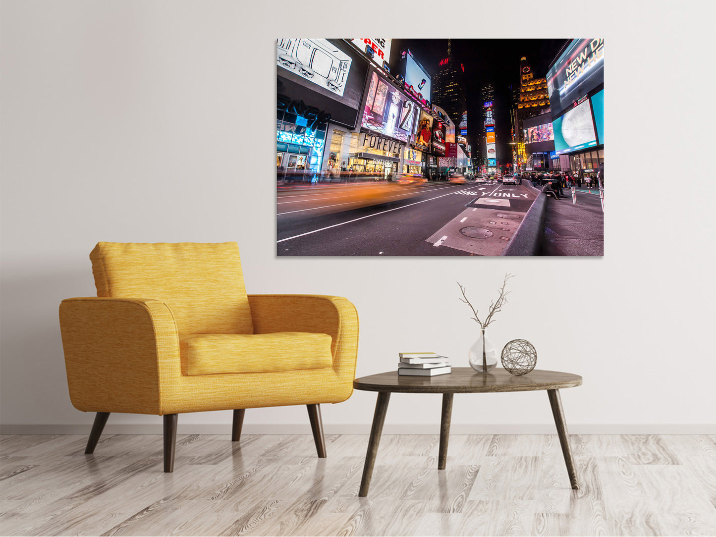 Leinwandbild Times Square bei Nacht