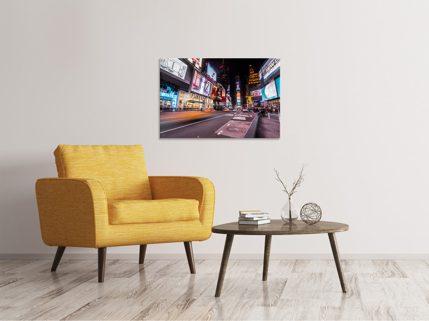 Leinwandbild Times Square bei Nacht