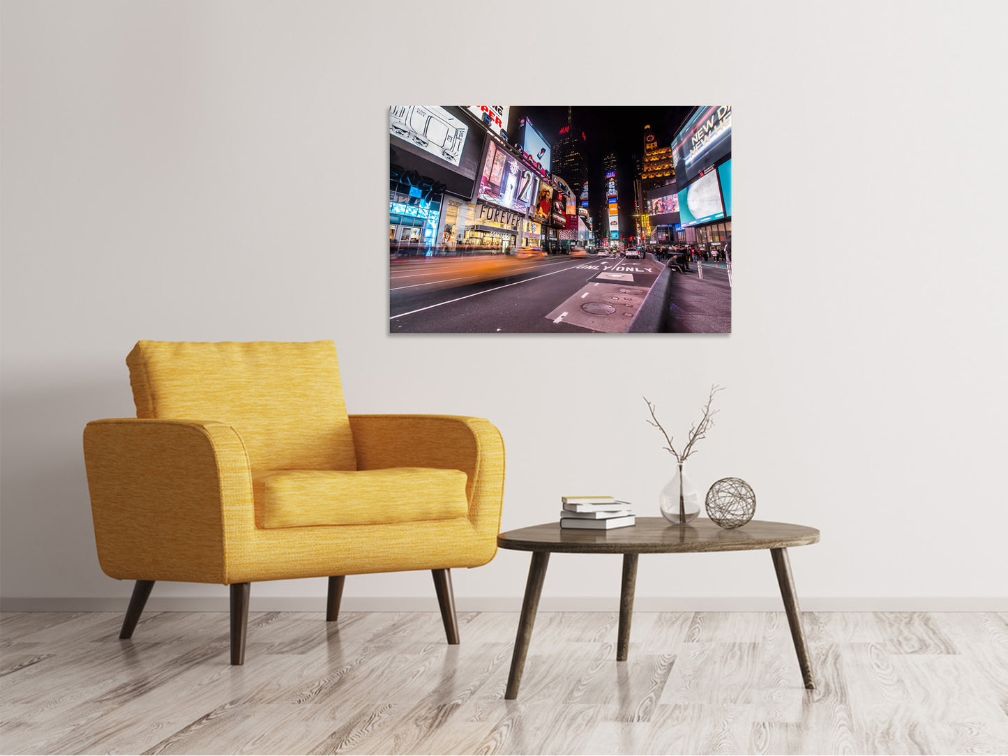 Leinwandbild Times Square bei Nacht