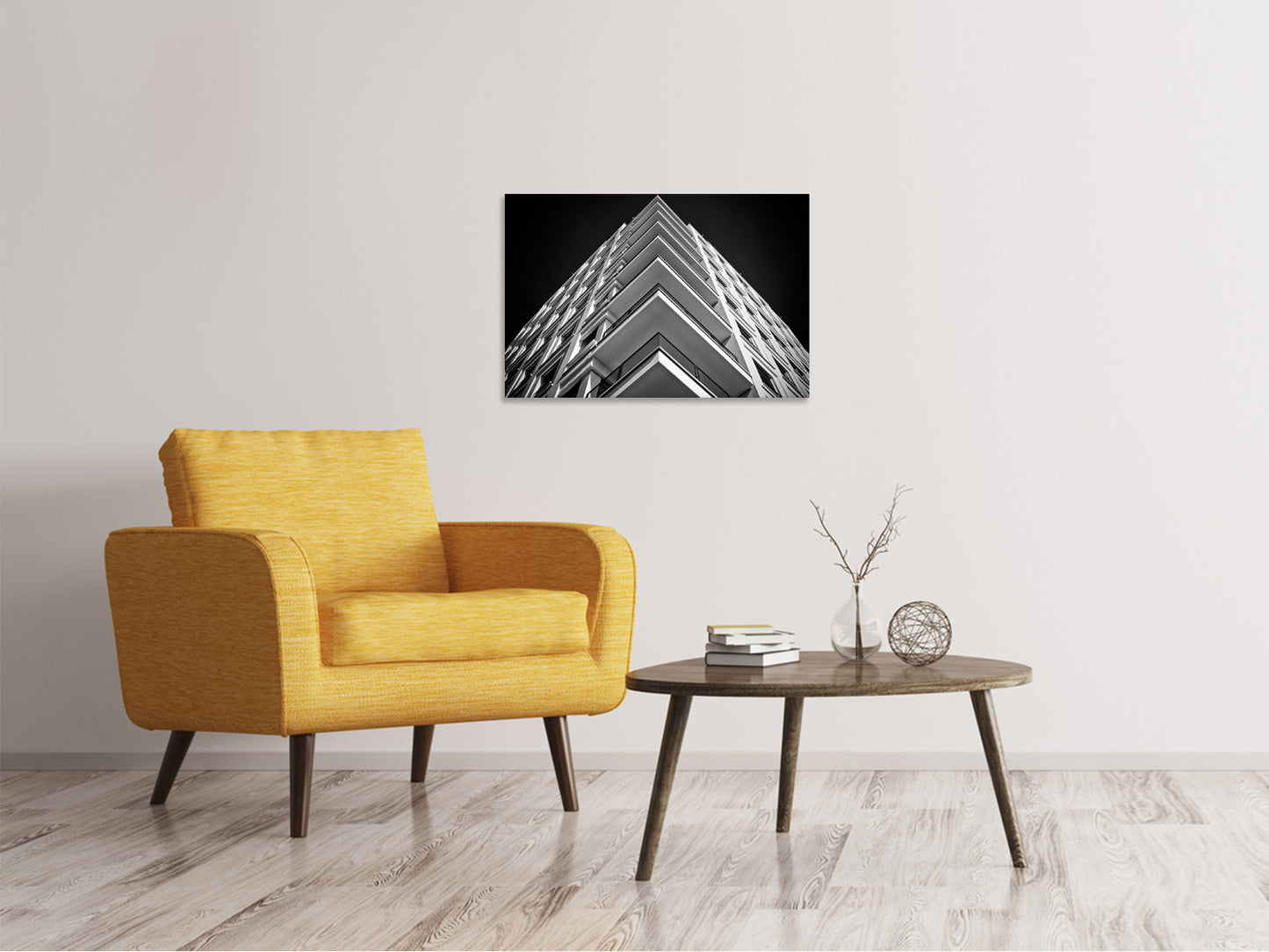 Leinwandbild Balkone sw