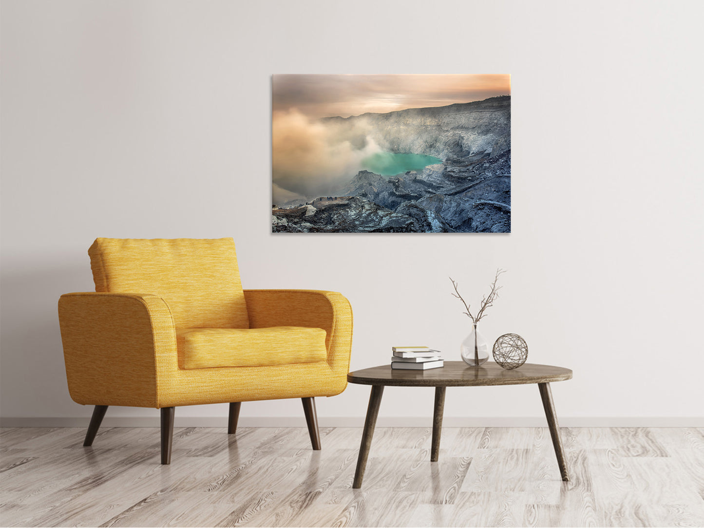Leinwandbild Am Vulkan