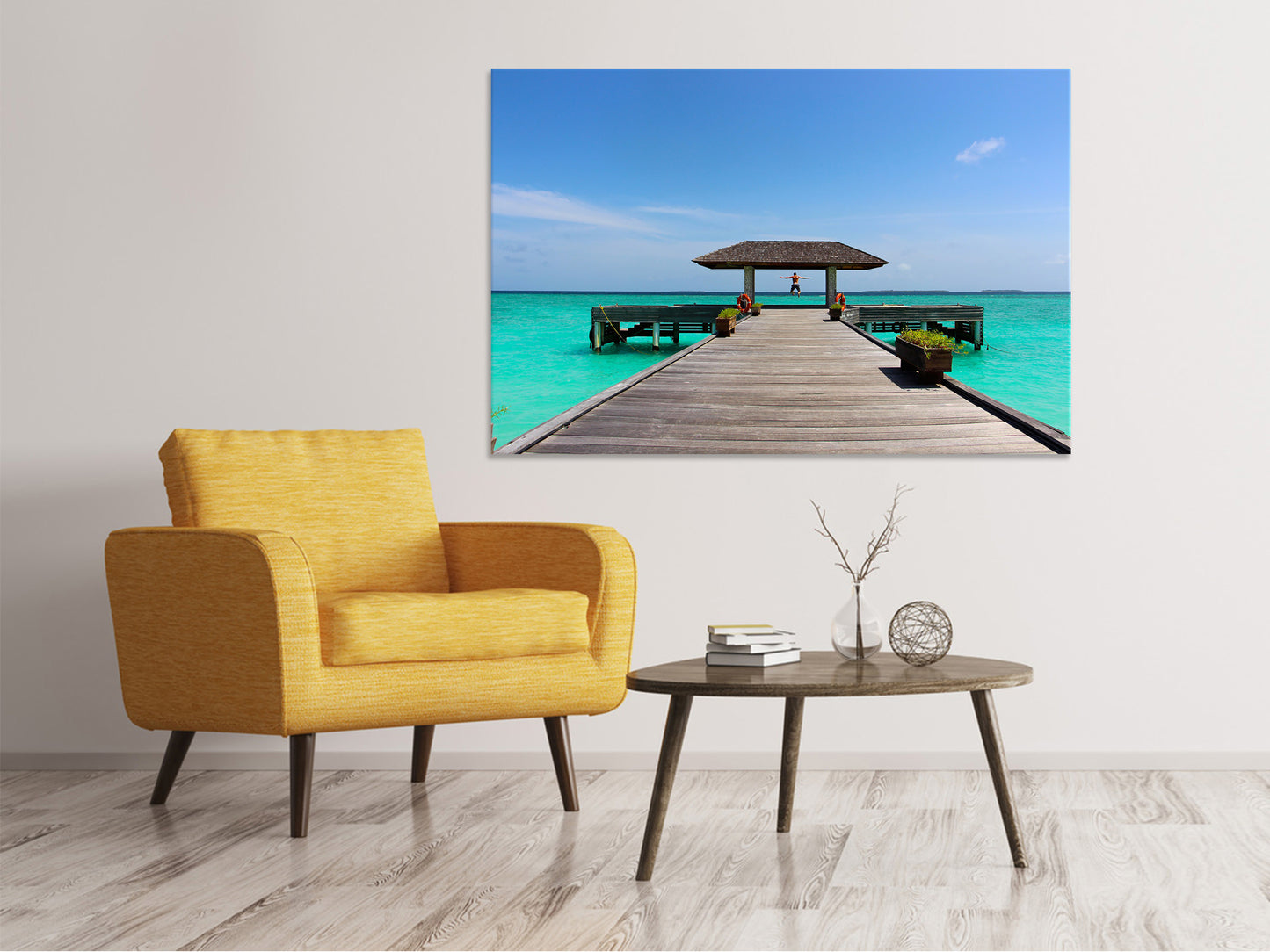 Leinwandbild Die Freiheit am Meer