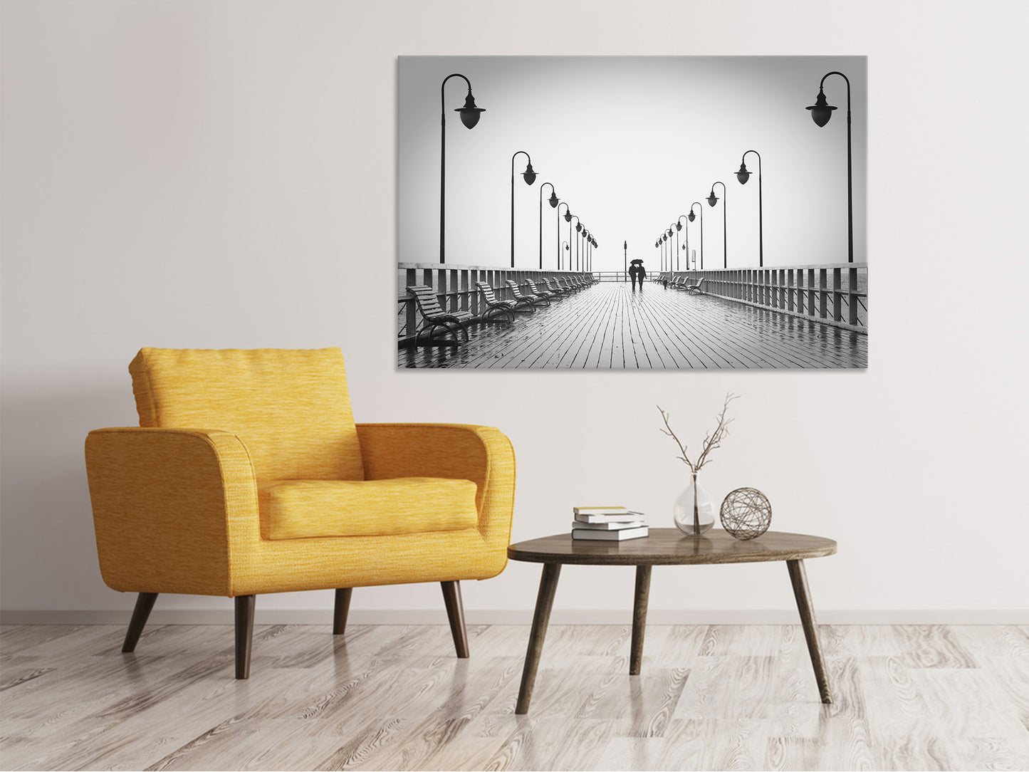 Leinwandbild Zweisamkeit am Meer