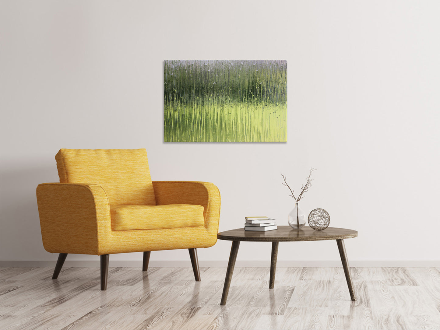 Leinwandbild Satiniertes Glas