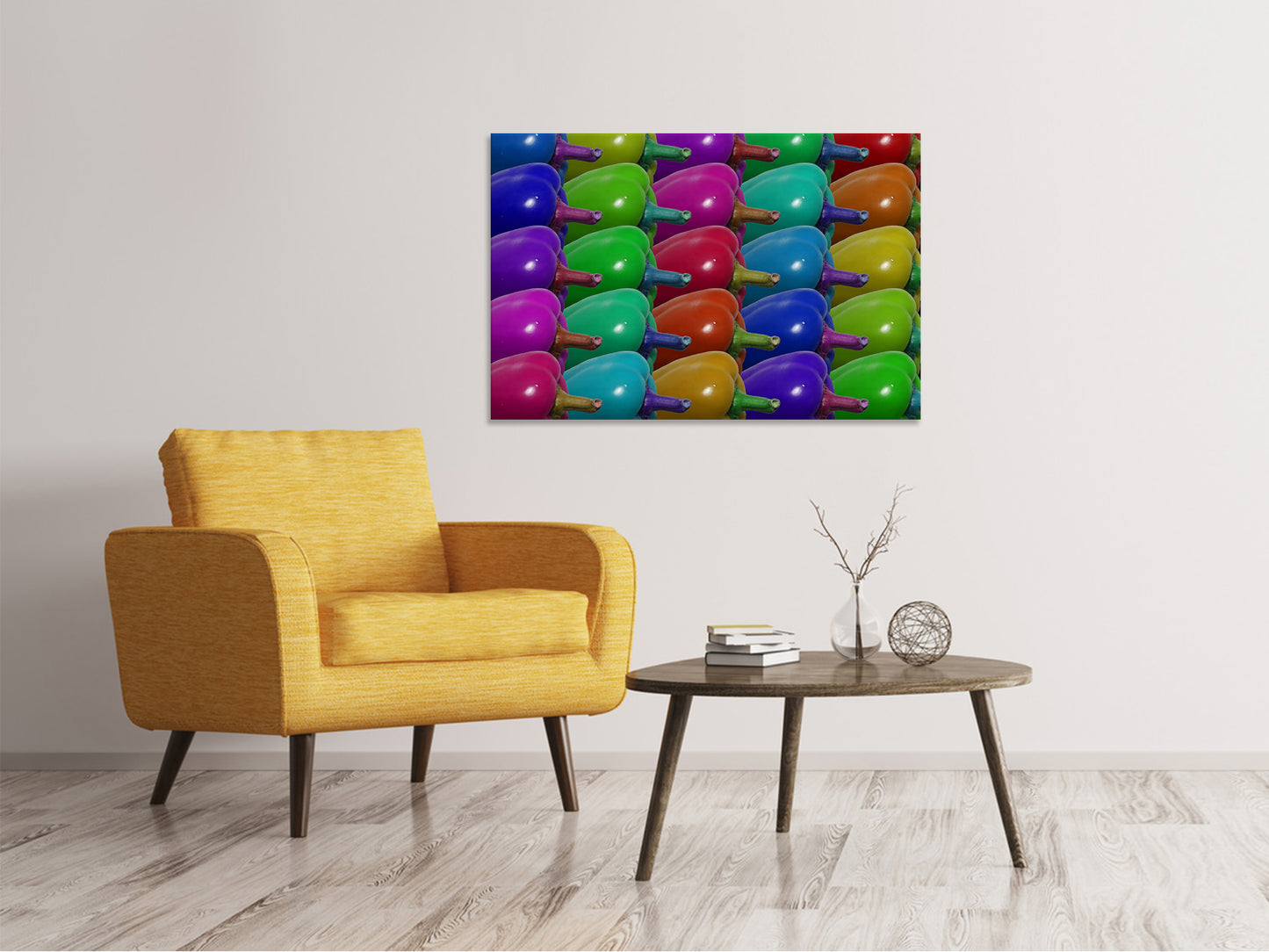 Leinwandbild Pop Art Paprika