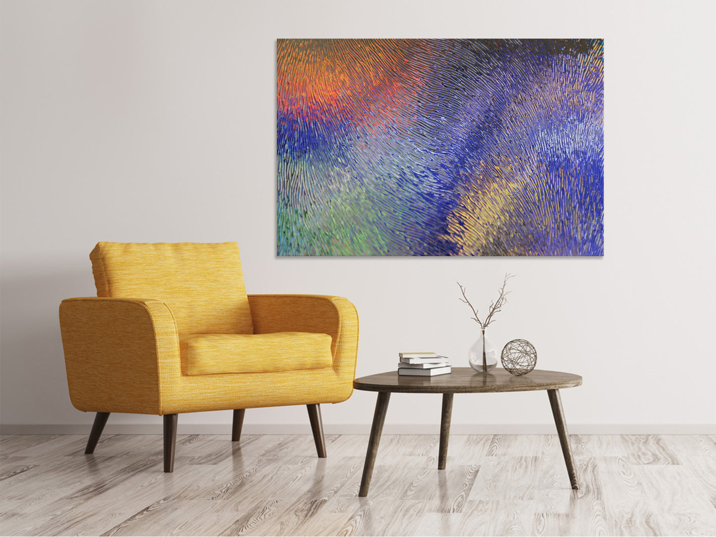 Leinwandbild Buntes Glas