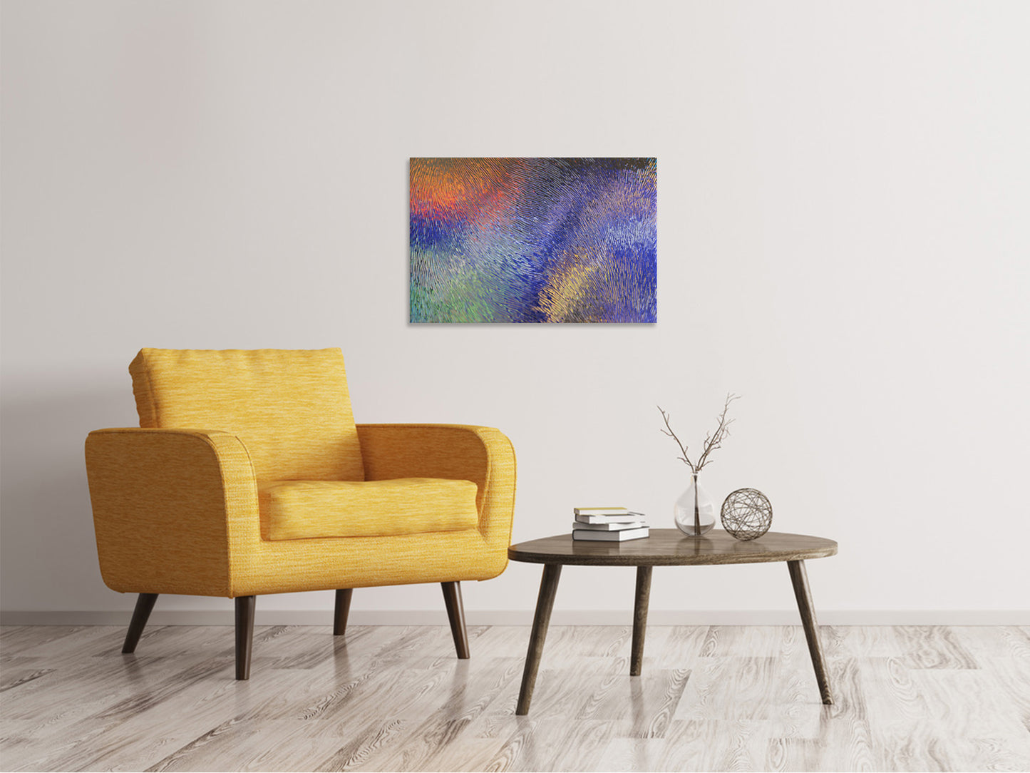 Leinwandbild Buntes Glas