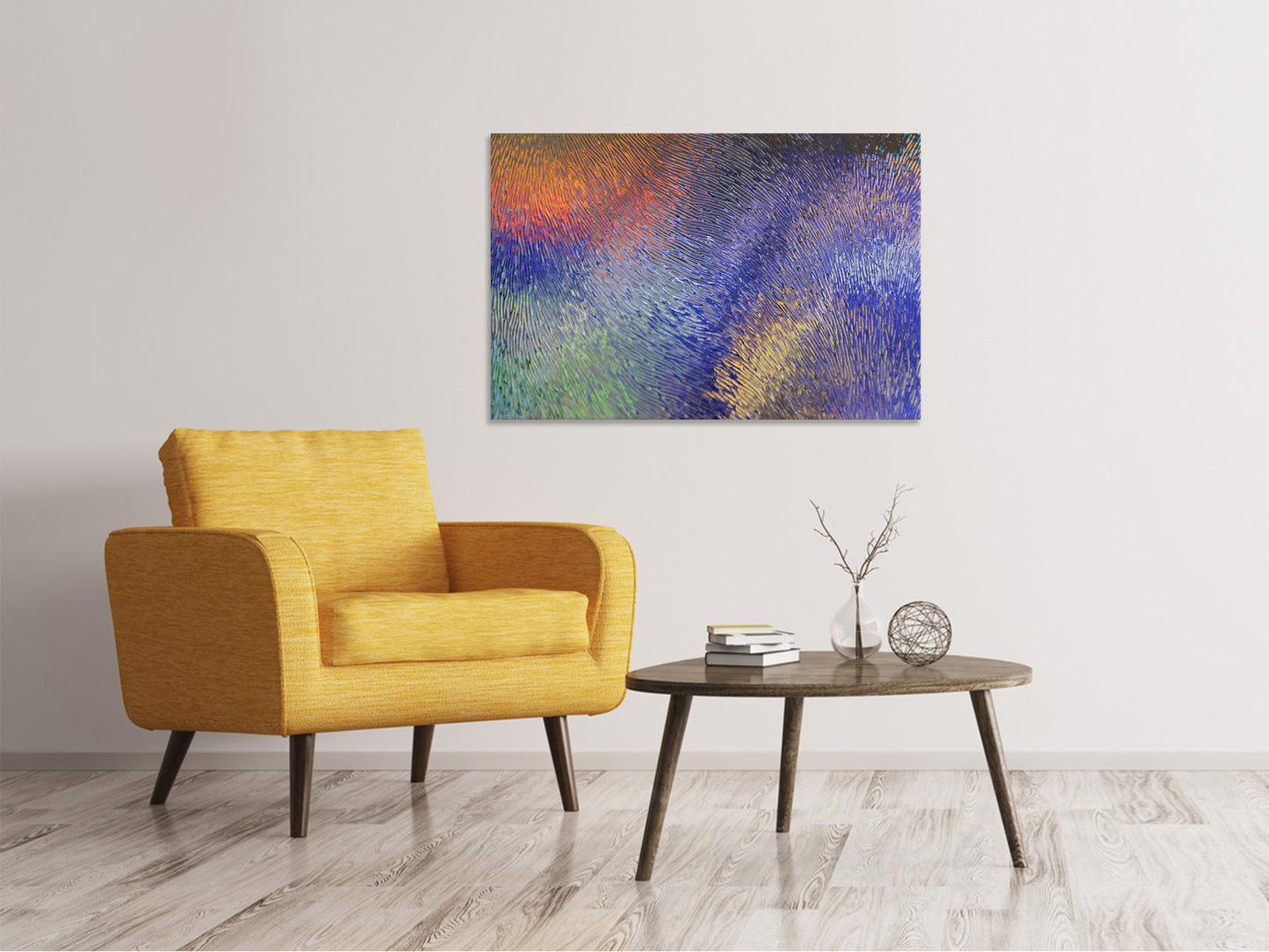Leinwandbild Buntes Glas