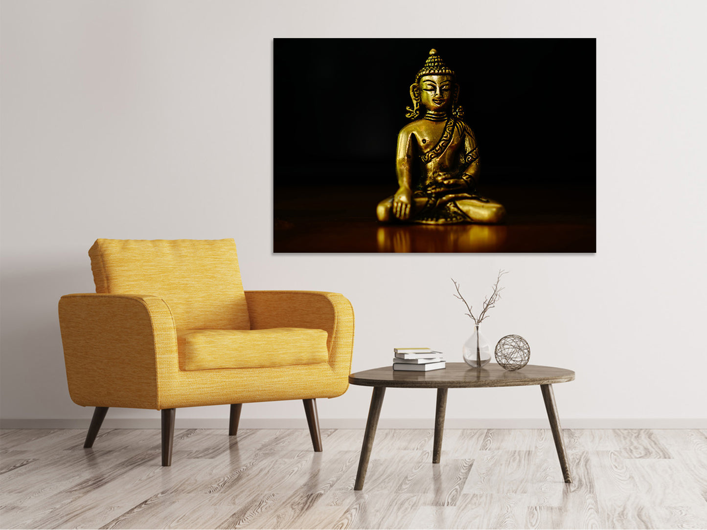 Leinwandbild Tempel Buddha