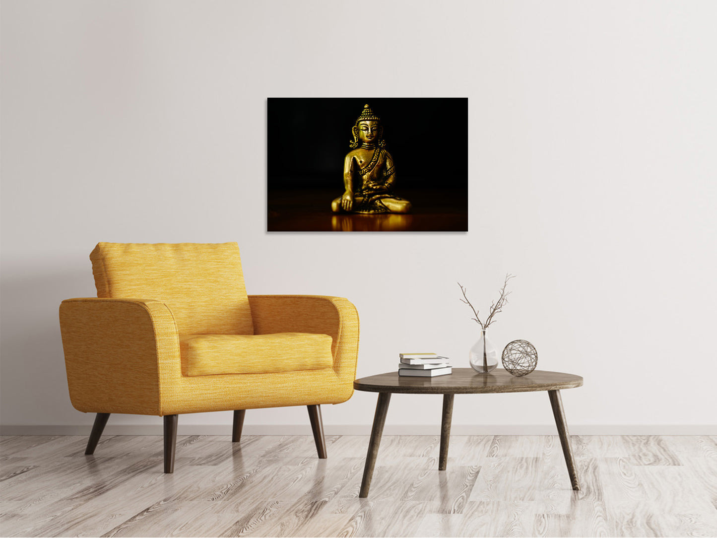 Leinwandbild Tempel Buddha