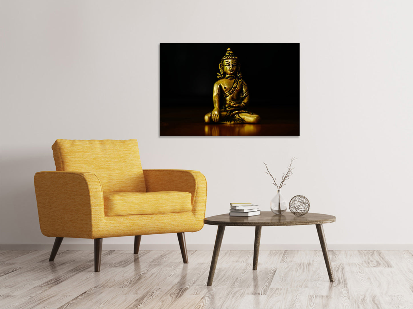 Leinwandbild Tempel Buddha