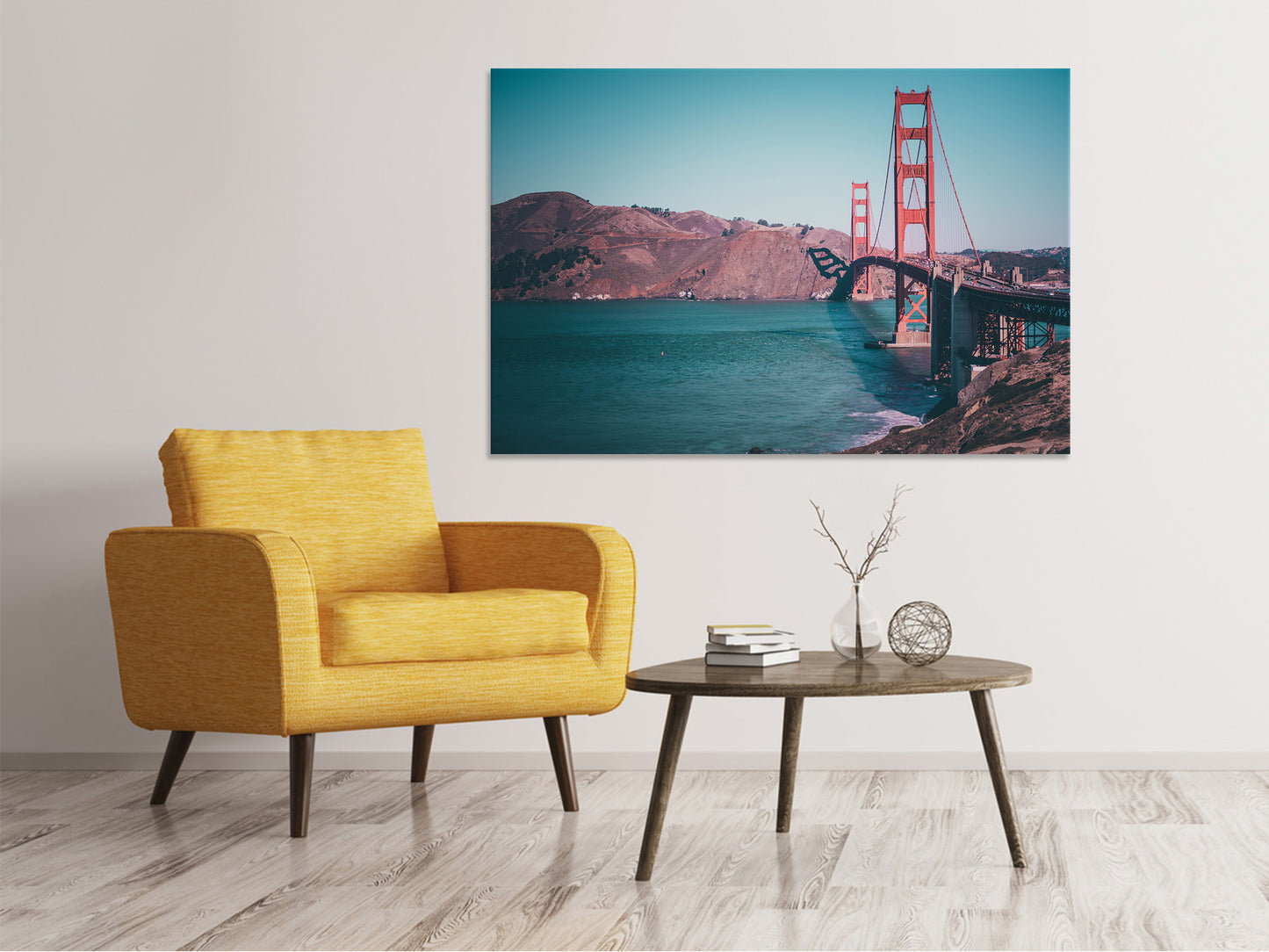 Leinwandbild An der Golden Gate