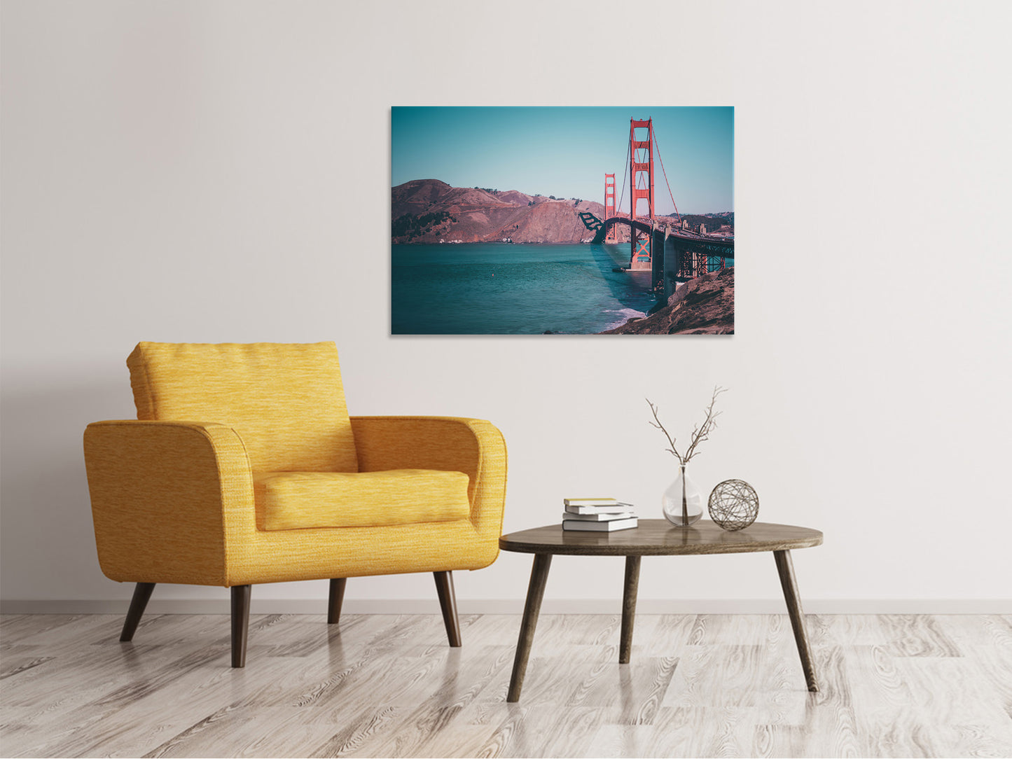 Leinwandbild An der Golden Gate