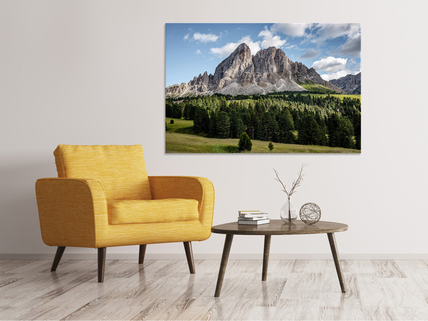Leinwandbild Imposante Berglandschaft