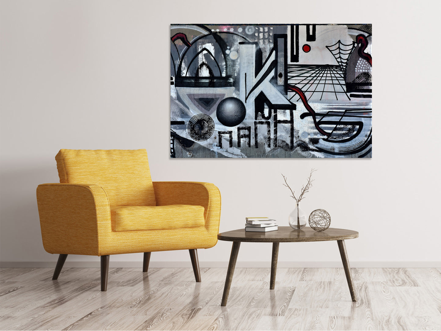 Leinwandbild Die Graffiti Kunst