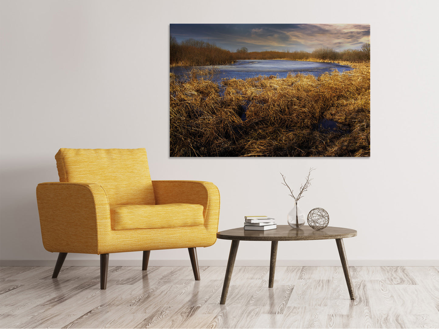 Leinwandbild Raue Naturlandschaft